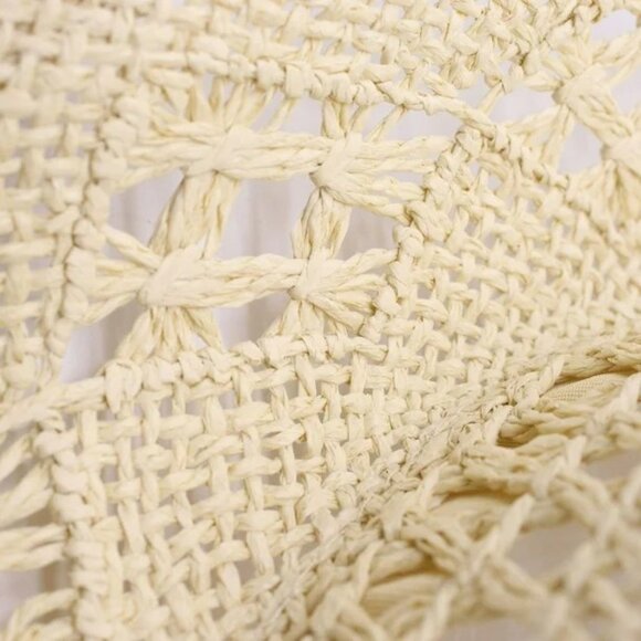 Beige Western Cowboy Cowgirl Straw Hat Sun Summer Beach Party Rodeo, Womens Mens - Picture 6 of 7